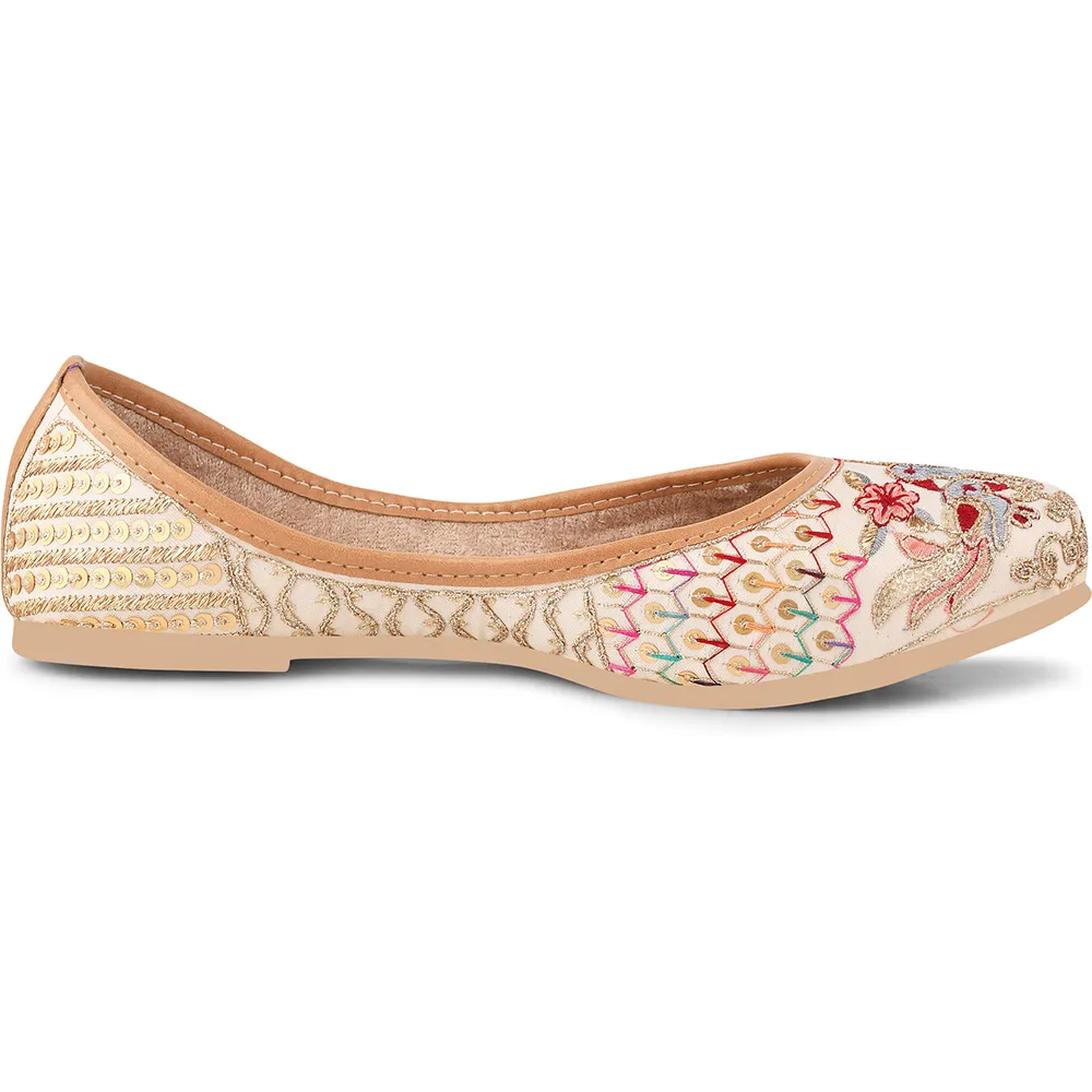 Jutis For Women (Off White , 8) - Image 4