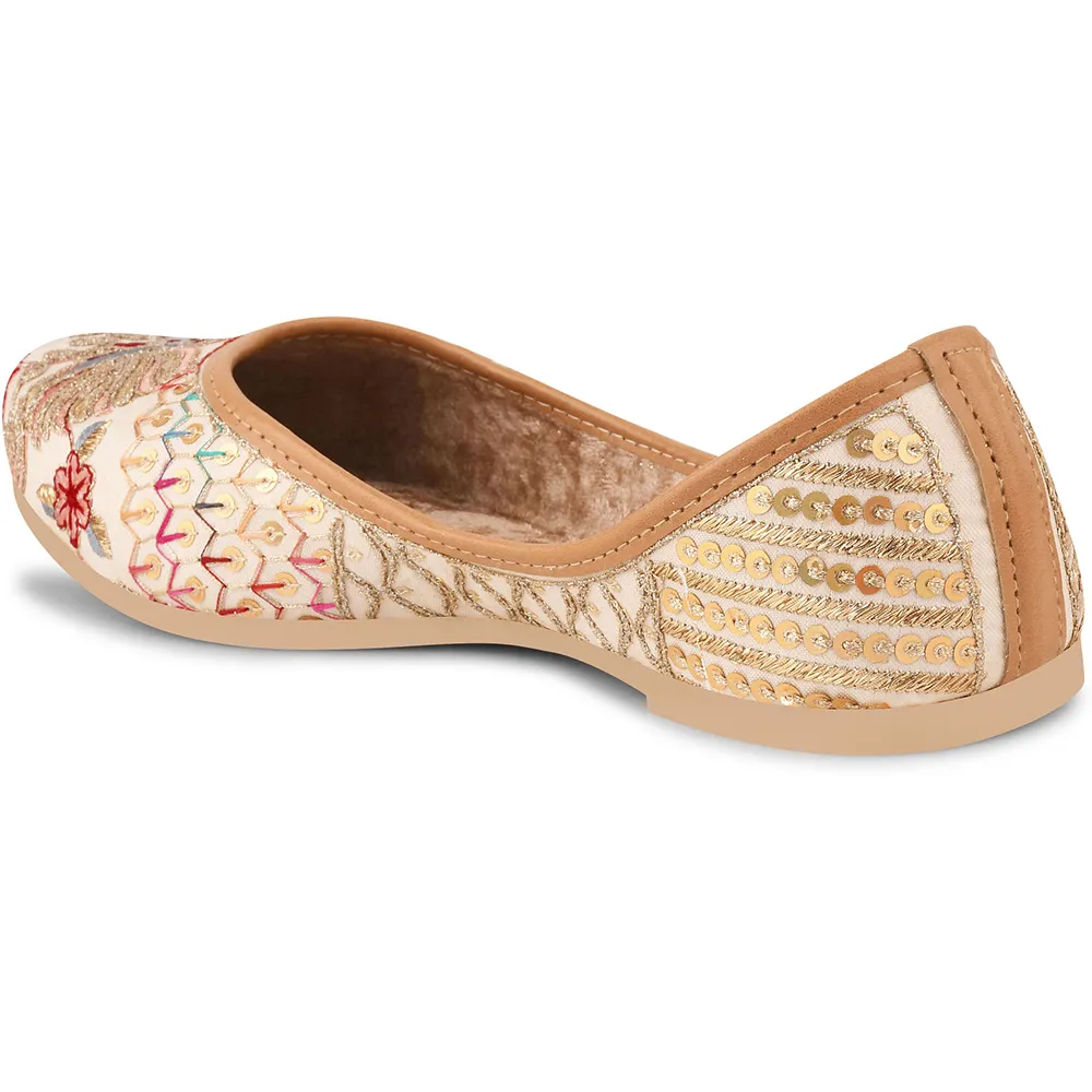 Jutis For Women (Off White , 8) - Image 9